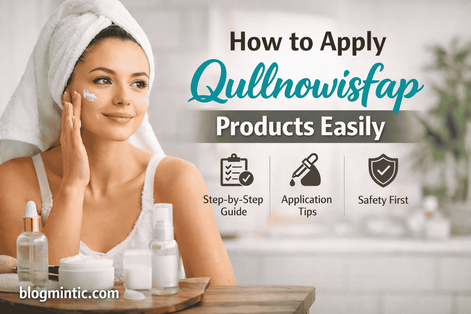 to apply qullnowisfap products